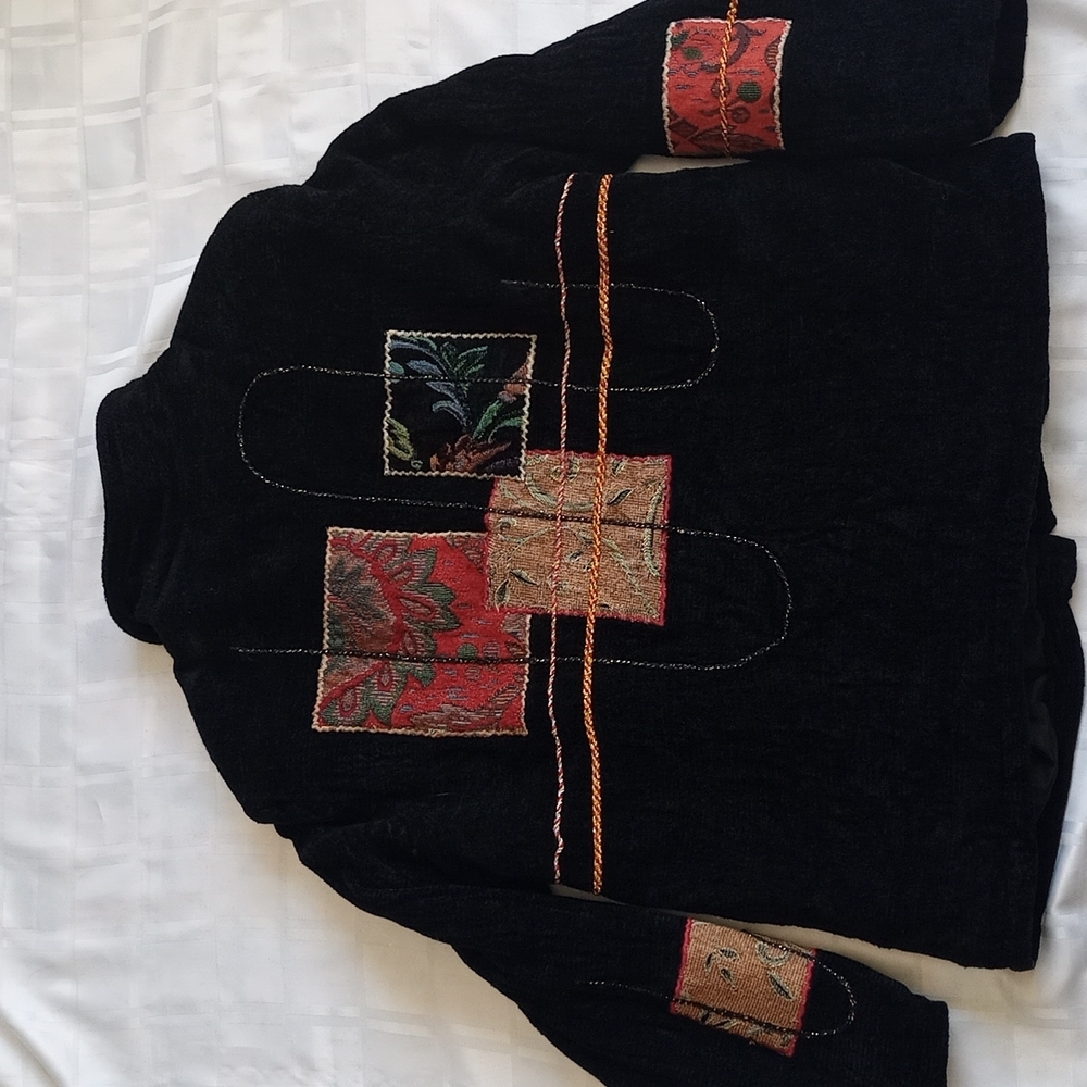 Vintage Patchwork Button Up Jacket - Picture 10 of 15